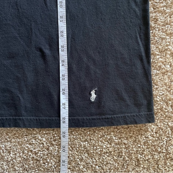 Polo Ralph Lauren Classic Fit Shirt Men’s XL Black Cotton V Neck Lounge Wear - Picture 7 of 7